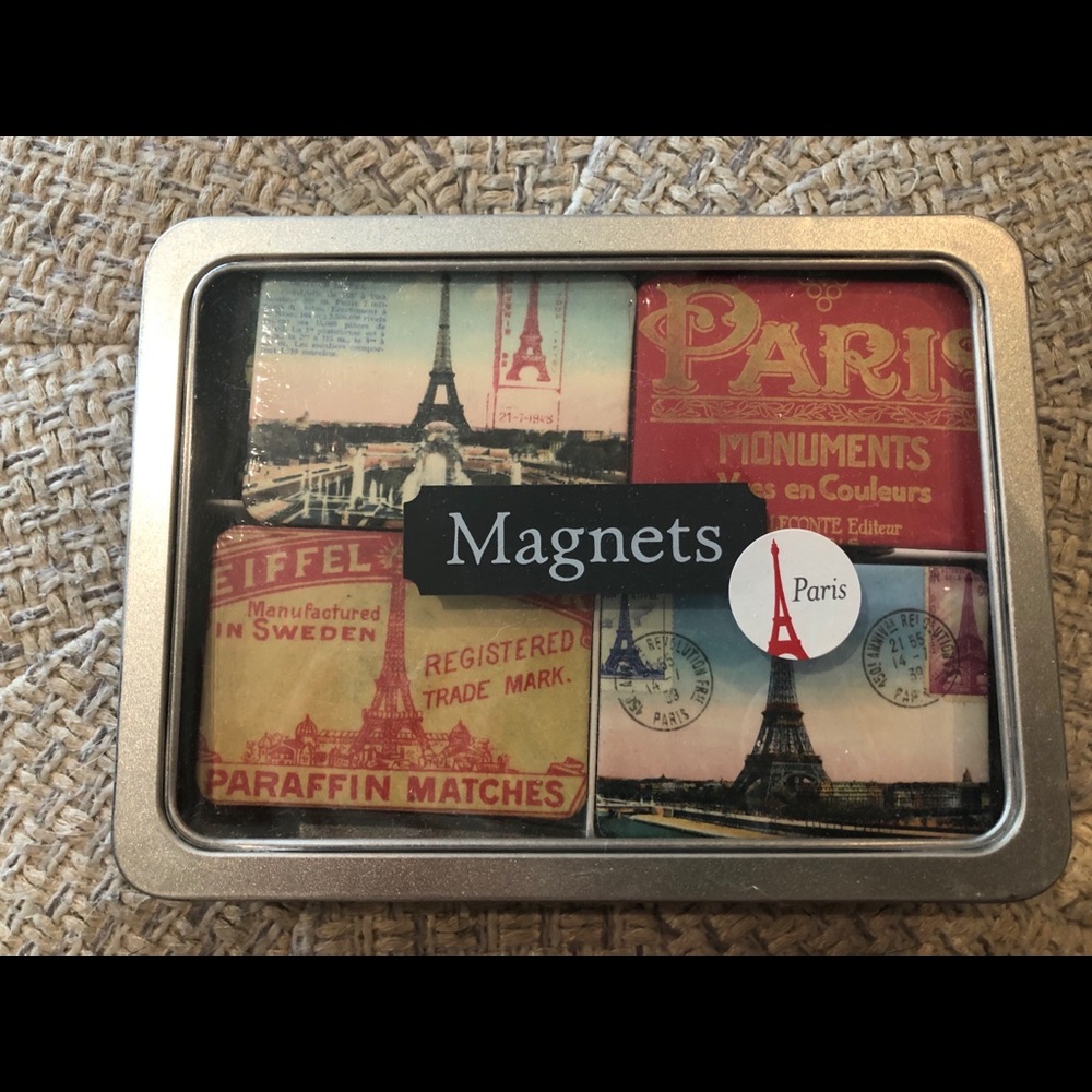 Set of 24 Paris Themed Magnets - new, unopened